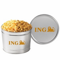 2 Way Popcorn Tins - Caramel & Cheddar Popcorn (1.5 Gallon)